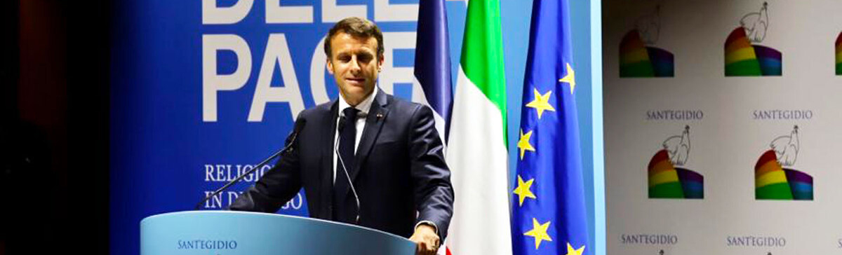 Emmanuel Macron au Cri de la Paix