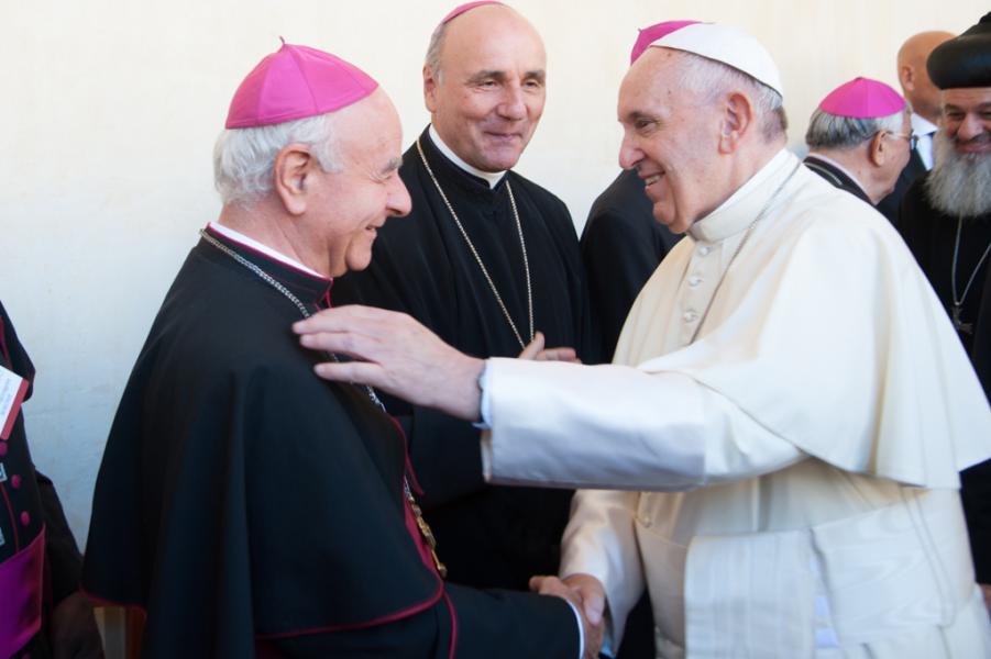 Il saluto di Papa Francesco ai rappresentanti