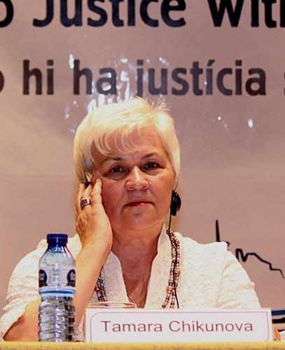 Barcellona 2010 - Non c’è giustizia senza vita - Tamara Chikunova