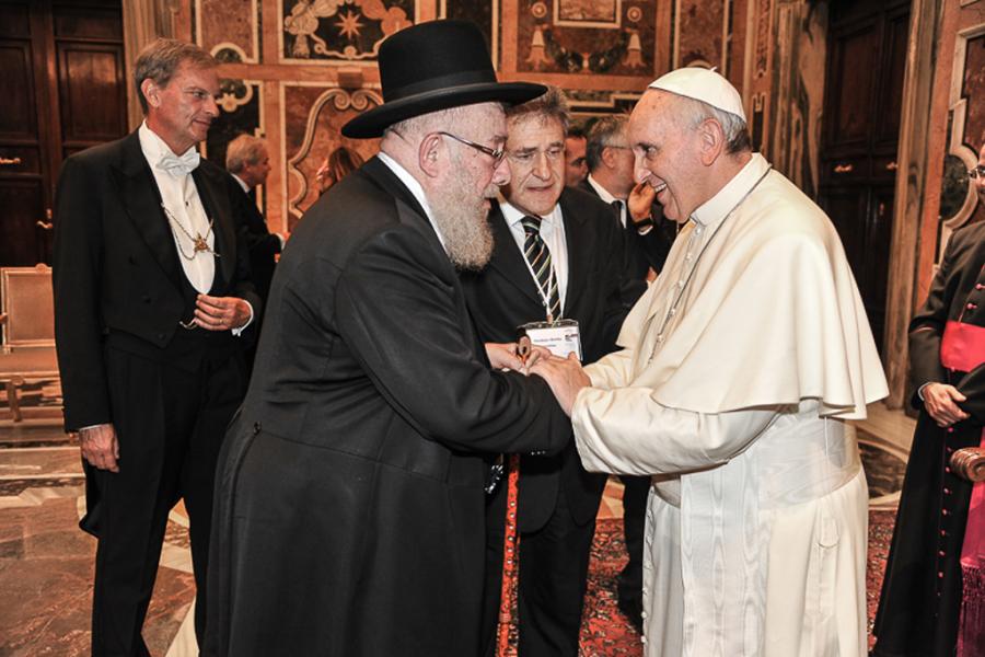 Udienza dei leaders religiosi con Papa Francesco in occasione del Meeting 