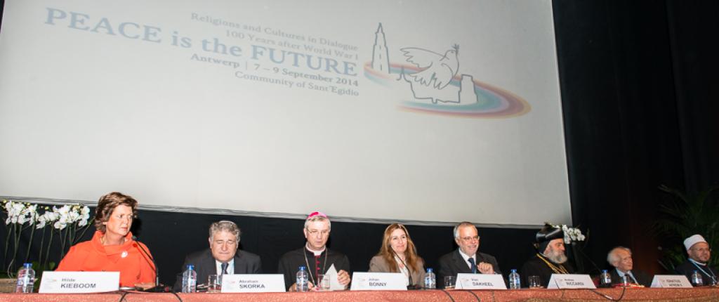 The Opening Ceremony of Peace is the Future in Antwerpen on September 7th 2014