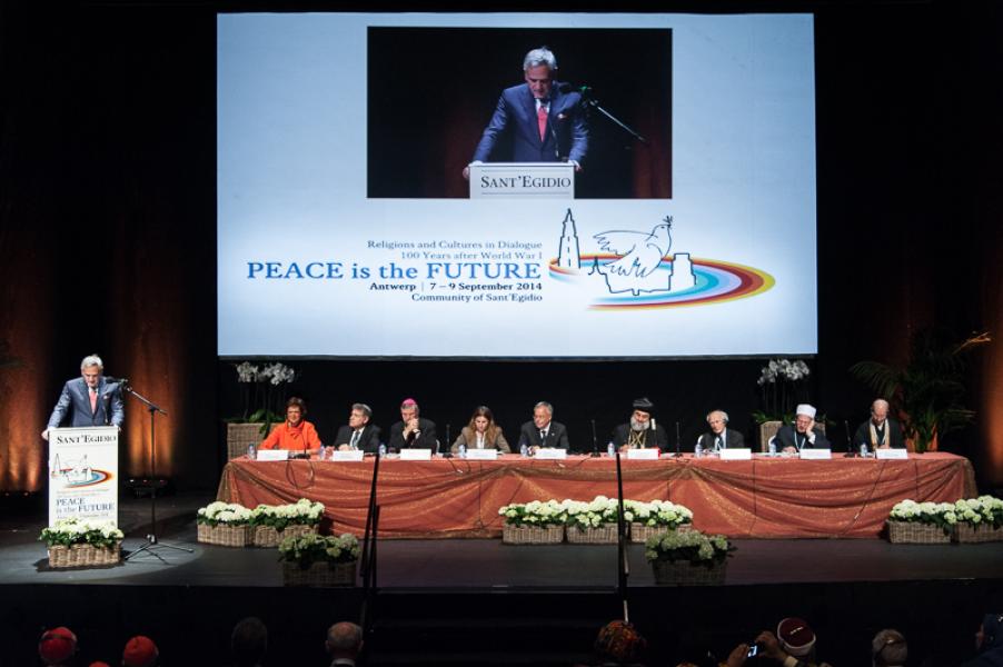 The Opening Ceremony of Peace is the Future in Antwerpen on September 7th 2014